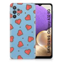 Samsung Galaxy A32 5G | TPU bumper | Hearts