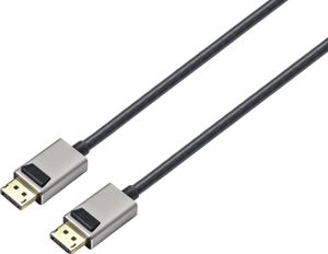 SpeaKa Professional SP-9510452 DisplayPort-kabel DisplayPort Aansluitkabel DisplayPort-stekker, DisplayPort-stekker 3.00 m Zwart 8K UHD