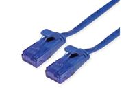 VALUE UTP patchkabel, Cat.6A (Class EA), extra plat, blauw, 3 m - thumbnail