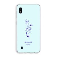 Bloom with grace: Samsung Galaxy A10 Transparant Hoesje