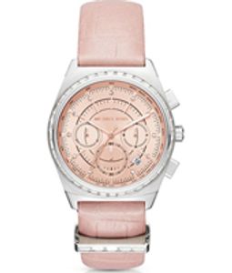 Horlogeband Michael Kors MK2615 Leder Roze 20mm