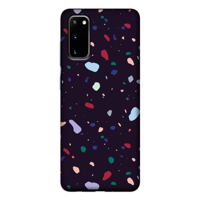 Dark Rounded Terrazzo: Samsung Galaxy S20 Tough Case