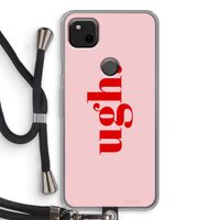 Ugh: Pixel 4a Transparant Hoesje met koord