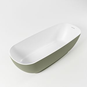 Vrijstaand Bad MONDIAZ ROCK 170x70cm Kleur Army / Talc