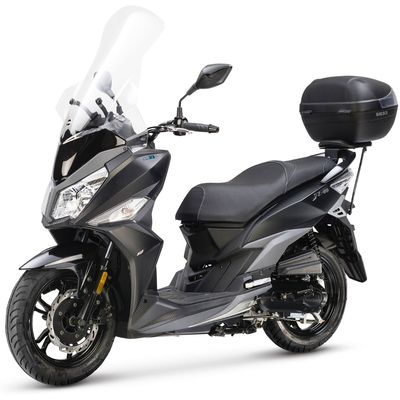 Sym Jet14 Travel Matzwart - Verbrandingsmotor Scooter