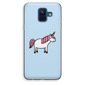 Eenhoorn: Samsung Galaxy A6 (2018) Transparant Hoesje