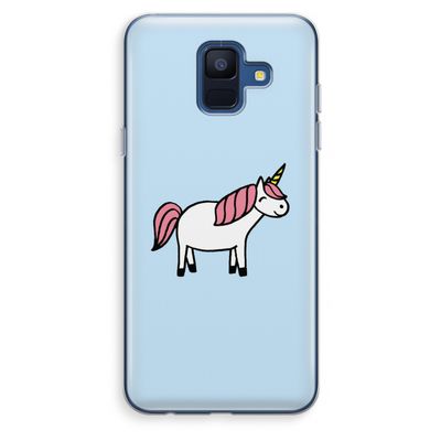 Eenhoorn: Samsung Galaxy A6 (2018) Transparant Hoesje