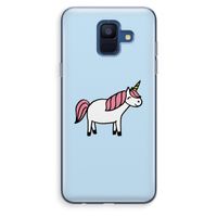 Eenhoorn: Samsung Galaxy A6 (2018) Transparant Hoesje