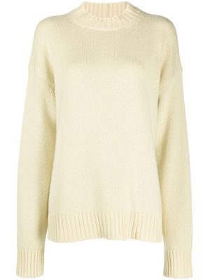 Jil Sander pull en cachemire mélangé à col rond - Vert