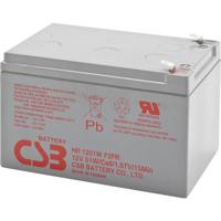 CSB Battery HR 1251W high-rate Loodaccu 12 V 12 Ah Loodvlies (AGM) (b x h x d) 151 x 100 x 98 mm Kabelschoen 6.35 mm Onderhoudsvrij, Geringe zelfontlading