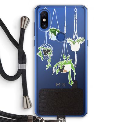 Hang In There: Xiaomi Mi Mix 3 Transparant Hoesje met koord