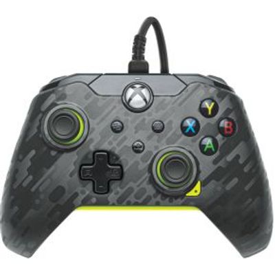 PDP Wired Controller - Electric Carbon (Xbox Series/Xbox One)