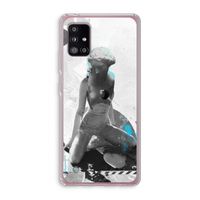 I will not feel a thing: Samsung Galaxy A51 5G Transparant Hoesje
