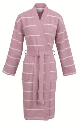 Carl Ross Carl Ross Unisex Badjas Kimono 33110 Rose Quartz/Offwhite M