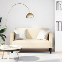 Loveseat bank 109 cm corduroy stof crmekleurig