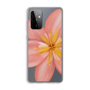 Pink Ellila Flower: Samsung Galaxy A72 Transparant Hoesje