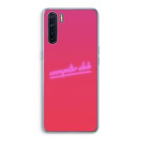 Vice Glow: Oppo A91 Transparant Hoesje