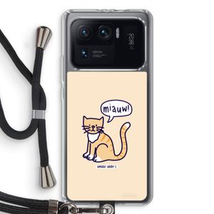 Miauw: Xiaomi Mi 11 Ultra Transparant Hoesje met koord
