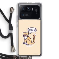 Miauw: Xiaomi Mi 11 Ultra Transparant Hoesje met koord
