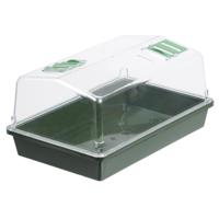 Nature Kweekbak - kweekkastje met deksel - 18 x 37,5 x 24 cm - Propagator - moestuinbak