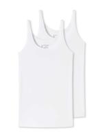 Schiesser - 2p Top - 95-5 - wit, Maat:40