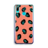 Pink Cheetah: Huawei P Smart (2019) Transparant Hoesje - thumbnail