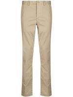 Lacoste pantalon slim à patch logo - Marron - thumbnail