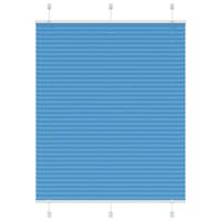 Pliss rolgordijn 110x150cm stofbreedte 109,4cm polyester blauw