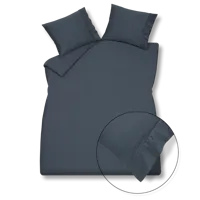 Vandyck Purity 87 Uni Satin nightblue dekbedovertrek