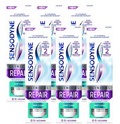 Sensodyne Clinical Repair Deep Clean Tandpasta Multiverpakking