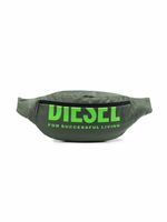 Diesel Kids sac banane à logo imprimé - Vert