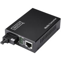 Digitus DN-82122 netwerk media converter 1000 Mbit/s 1310 nm Single-mode Zwart - thumbnail