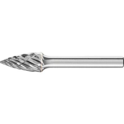 PFERD TOOLS 21122683 Freesstift Spitsboog Lengte 60 mm Afmeting, Ø 10 mm Werklengte 20 mm Schachtdiameter 6 mm