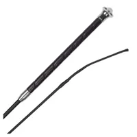 Harry Horse Dressuurzweep leder zwart maat:110