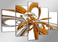 Schilderij - Abstract, 200x100cm 5-luik