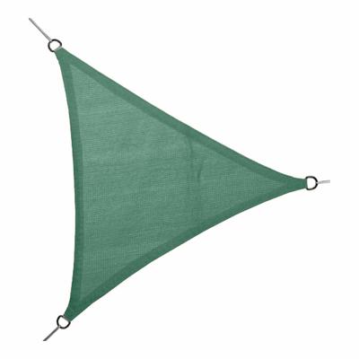Zonnetent Faura Groen 5 x 5 x 5 m Driehoekig
