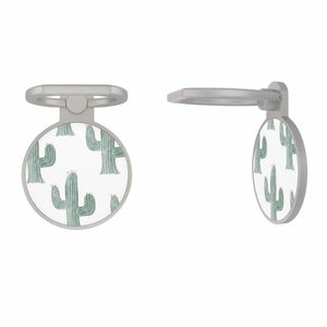 Zilveren telefoon ring houder - Cactus print