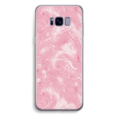 Abstract Painting Pink: Samsung Galaxy S8 Plus Transparant Hoesje