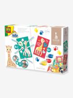 Vingerverf set met creatieve kaarten en stiften SES Creative meerkleurig