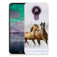 Nokia 3.4 | TPU Hoesje | Paarden