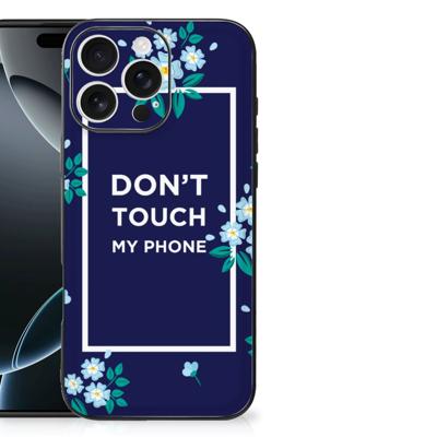 iPhone 16 Pro Max | Telefoon Hoesje | Flowers Blue DTMP