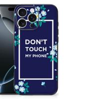 iPhone 16 Pro Max | Telefoon Hoesje | Flowers Blue DTMP