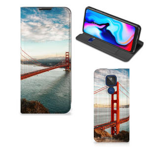 Motorola Moto G9 Play Book Cover Golden Gate Bridge