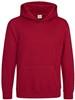 Just Cool JH001K Kids´ Hoodie - Red Hot Chilli - 1/2 (XXS)