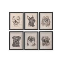 Schilderij Home ESPRIT Kristal Spar 30 x 2,5 x 40 cm (6 Stuks)