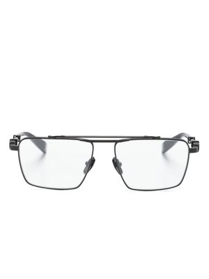 Balmain Eyewear lunettes de vue Brigade VI à monture pilote - Noir