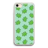 Groene blaadjes: iPhone 7 Transparant Hoesje