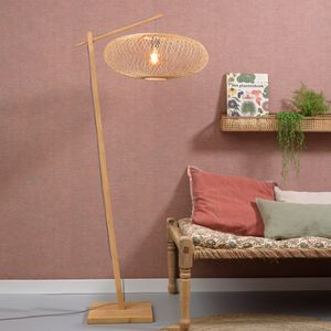 GOOD&MOJO Vloerlamp 'Cango' Bamboe, 176cm, kleur Naturel