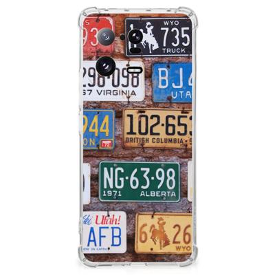 Xiaomi 13 Pro Anti-shock Hoesje met foto Kentekenplaten Xiaomi 13 Pro Anti-shock Hoesje met foto Kentekenplaten
