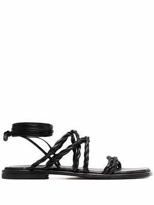 Stuart Weitzman sandales Calypso - Noir